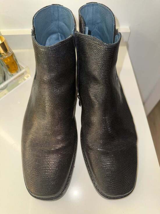 Handmade Luxury Turkish Chelsea Boots – Genuine Cow Leather – US Size 11 main image 8
